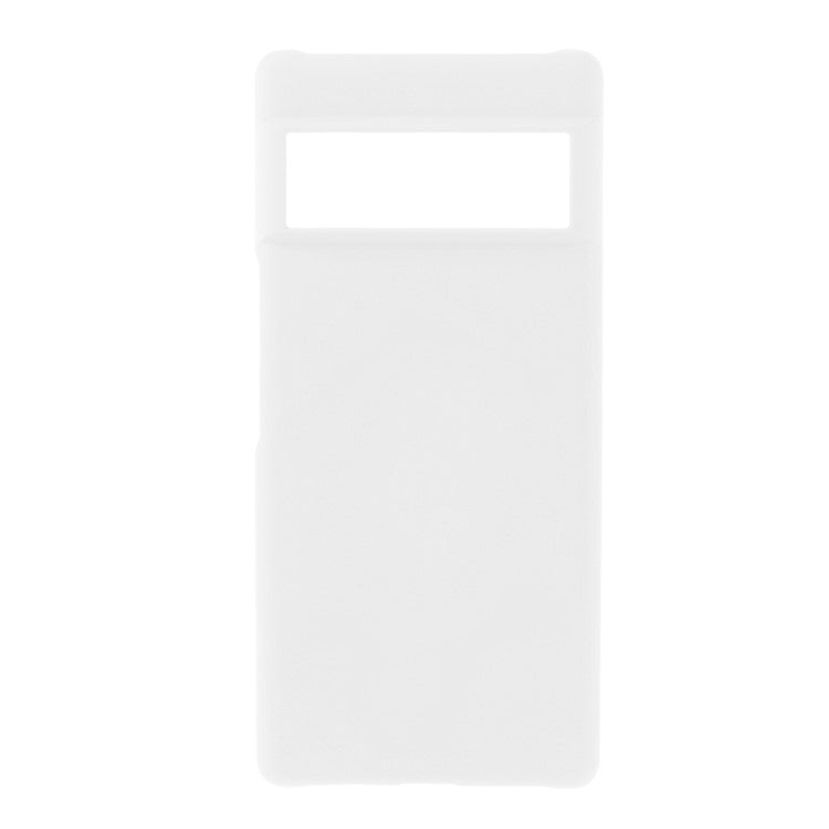 Rubberized Hard Plastic Protective Phone Case Cover for Google Pixel 6 Pro - White