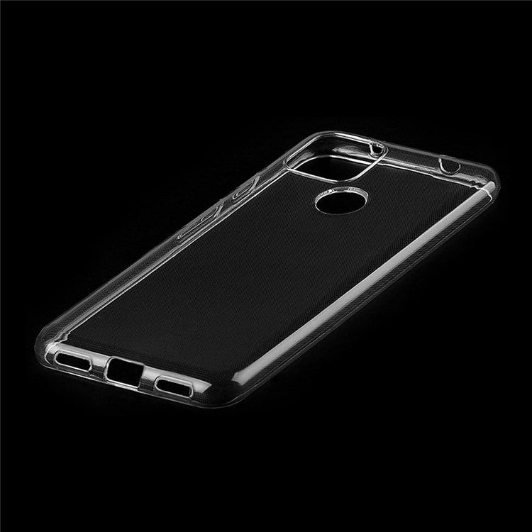 High Quality Anti-fingerprint Clear Soft TPU Cell Phone Cover Shell for Google Pixel 5a 5G
