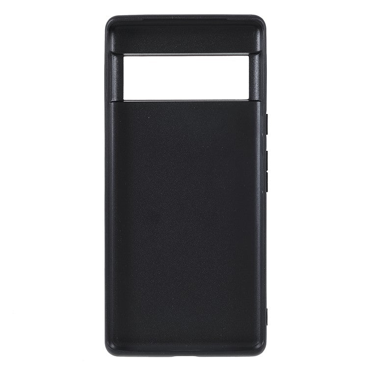 X-LEVEL Vintage Style Light Slim PU Leather Coated TPU Protective Cover Shell for Google Pixel 6 Pro - Brown