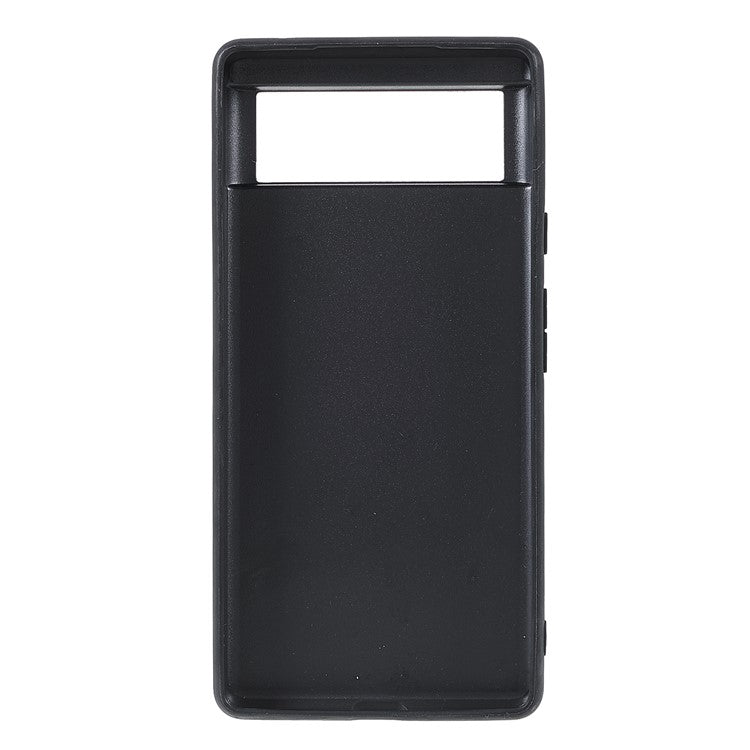 X-LEVEL Vintage Style Scratch-resistant PU Leather Coated TPU Durable Protective Cover for Google Pixel 6 - Blue