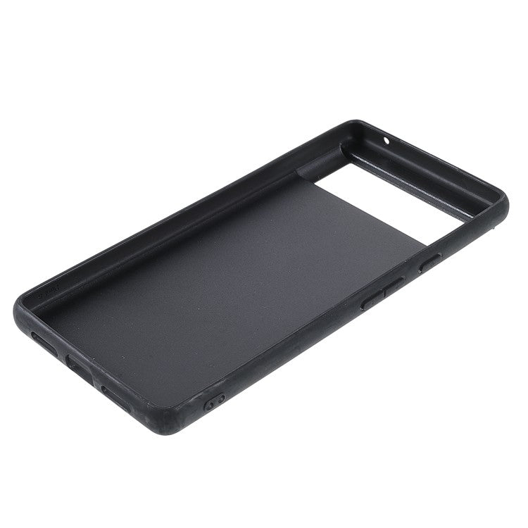 X-LEVEL Vintage Style Scratch-resistant PU Leather Coated TPU Durable Protective Cover for Google Pixel 6 - Blue