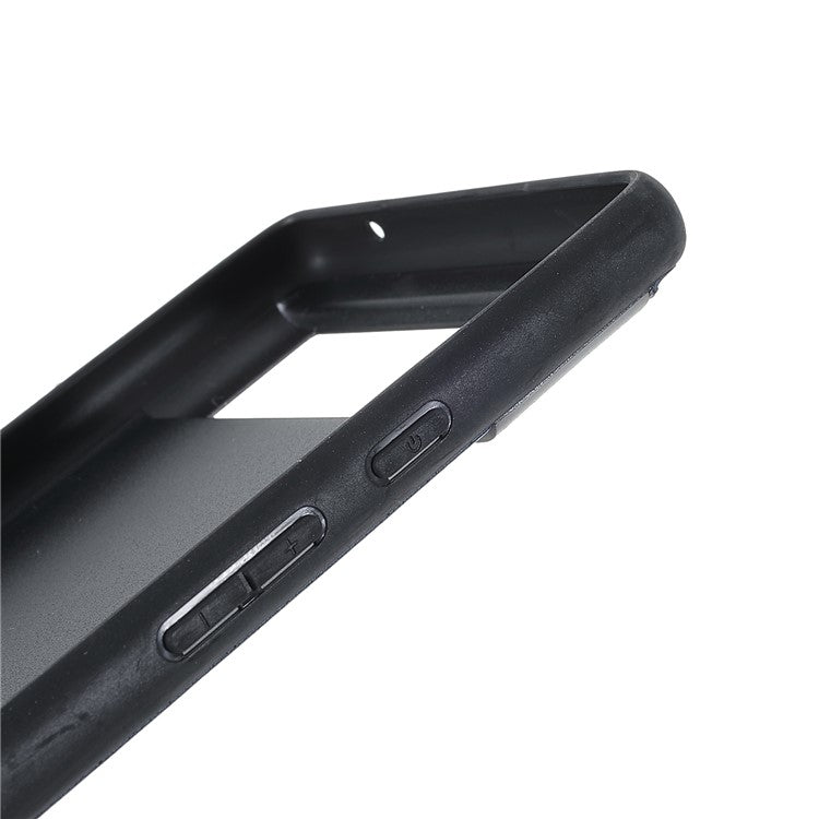 X-LEVEL Vintage Style Scratch-resistant PU Leather Coated TPU Durable Protective Cover for Google Pixel 6 - Blue