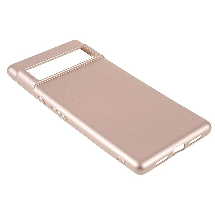 X-LEVEL Guardian Series Matte Soft Durable TPU Anti-scratch Protective Cover Shell for Google Pixel 6 Pro - Gold