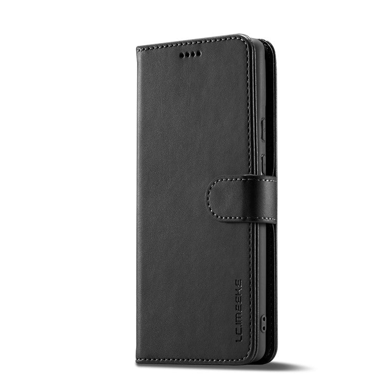 LC.IMEEKE Folio Stand PU Leather Wallet Flip Protective Phone Case Cover for Google Pixel 6 Pro - Black