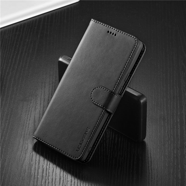 LC.IMEEKE Folio Stand PU Leather Wallet Flip Protective Phone Case Cover for Google Pixel 6 Pro - Black