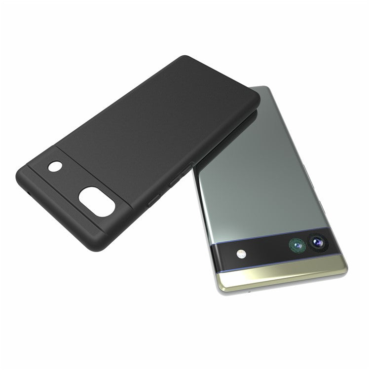 10Pcs/Pack Smooth Double-sided Matte TPU Shock-Absorbing Protection Cover for Google Pixel 6a