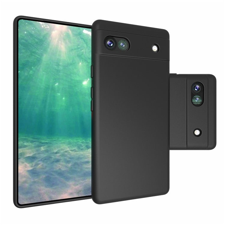 10Pcs/Pack Smooth Double-sided Matte TPU Shock-Absorbing Protection Cover for Google Pixel 6a