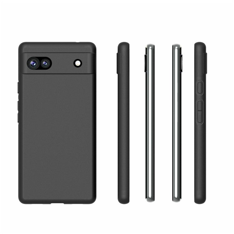 10Pcs/Pack Smooth Double-sided Matte TPU Shock-Absorbing Protection Cover for Google Pixel 6a