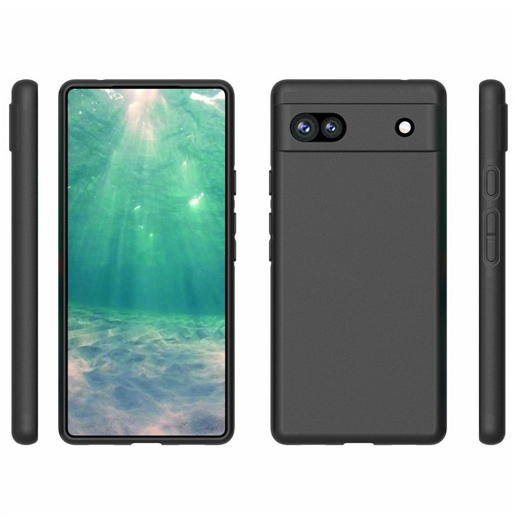 10Pcs/Pack Smooth Double-sided Matte TPU Shock-Absorbing Protection Cover for Google Pixel 6a