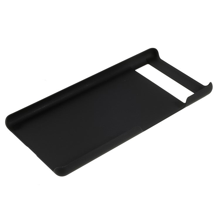 Anti-dust Glossy Surface Rubberized Hard PC Phone Covering Protective Phone Case for Google Pixel 6a - Black