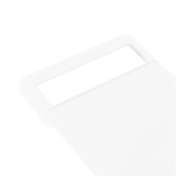 Anti-dust Glossy Surface Rubberized Hard PC Phone Covering Protective Phone Case for Google Pixel 6a - White
