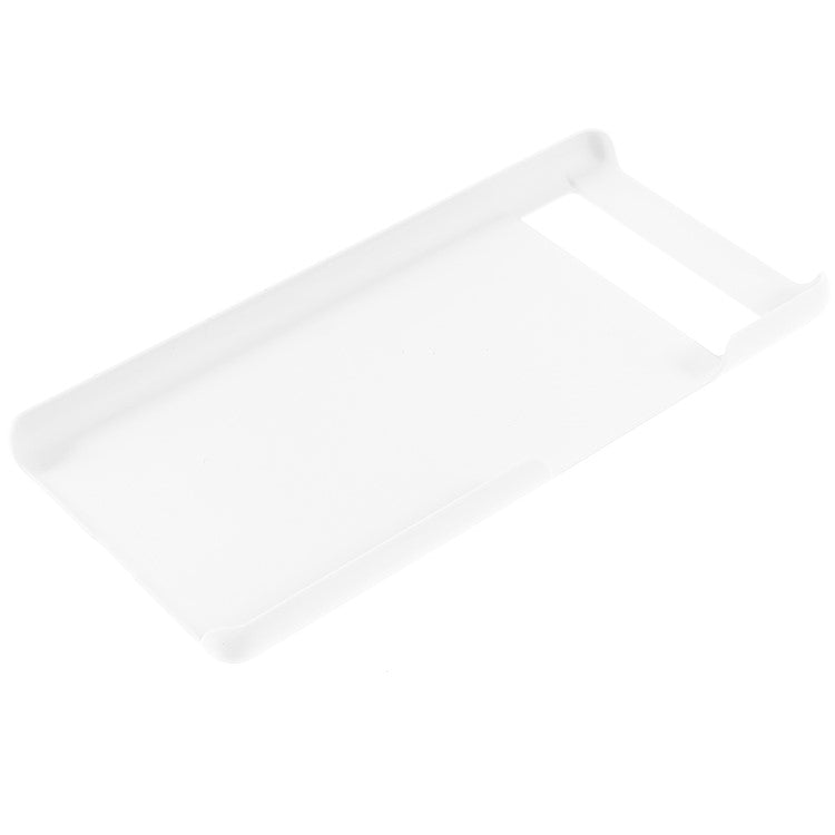 Anti-dust Glossy Surface Rubberized Hard PC Phone Covering Protective Phone Case for Google Pixel 6a - White