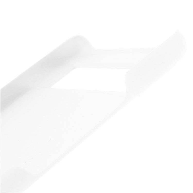 Anti-dust Glossy Surface Rubberized Hard PC Phone Covering Protective Phone Case for Google Pixel 6a - White