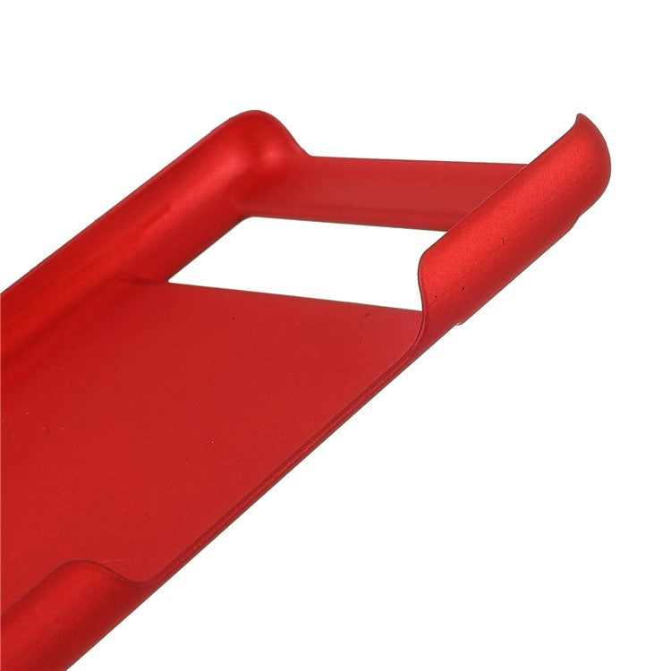 Anti-dust Glossy Surface Rubberized Hard PC Phone Covering Protective Phone Case for Google Pixel 6a - Red