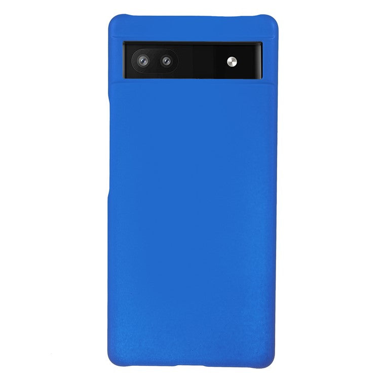 Anti-dust Glossy Surface Rubberized Hard PC Phone Covering Protective Phone Case for Google Pixel 6a - Blue