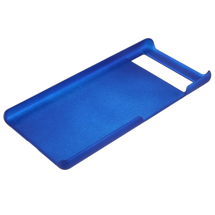 Anti-dust Glossy Surface Rubberized Hard PC Phone Covering Protective Phone Case for Google Pixel 6a - Blue
