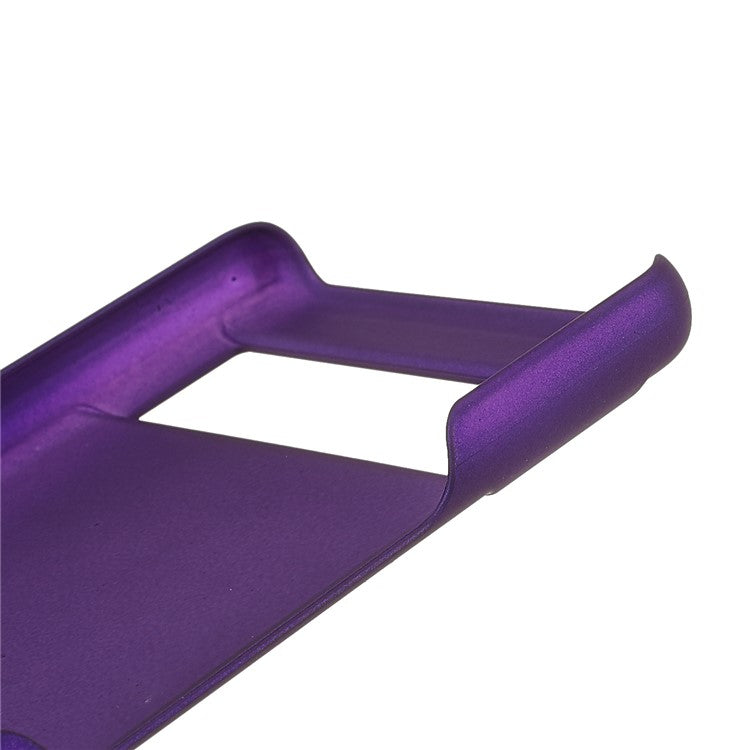 Anti-dust Glossy Surface Rubberized Hard PC Phone Covering Protective Phone Case for Google Pixel 6a - Purple