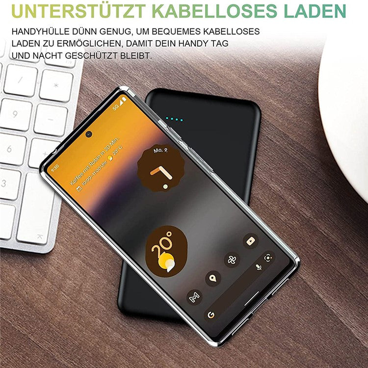 Lightweight Mobile Phone Case Clear Soft TPU Anti-Scratch Protective Phone Cover for Google Pixel 6a