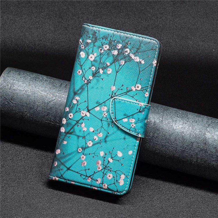 BF Pattern Printing Leather Series-1 for Google Pixel 7 Pro 5G Leather Phone Case with Stand Wallet - Winter Sweet