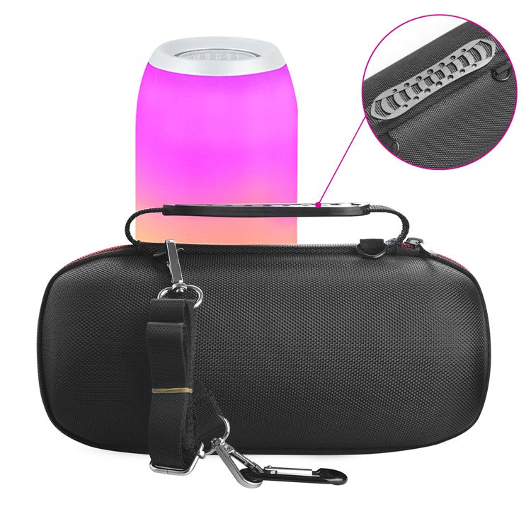 Portable Shockproof Nylon Speaker Protection Hard Case Bag for JBL Pulse 3 / Charge 3 - Black