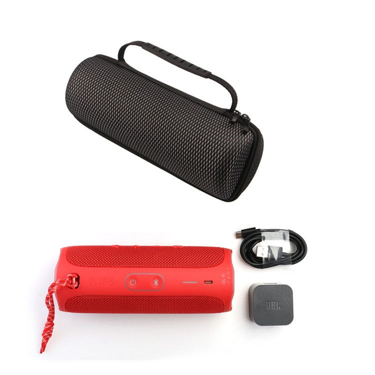 Portable Protective Case Speaker Carrying Bag for JBL Flip 5 Bluetooth Speaker - Black