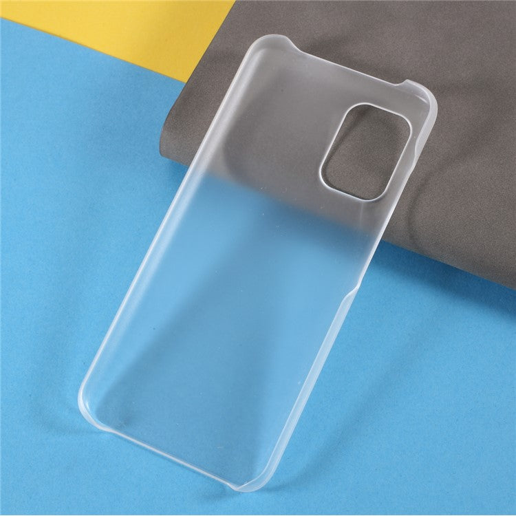 Rubberized Smooth Surface Plastic Hard Cover for Asus Zenfone 8 Mini PC Back Case - Transparent