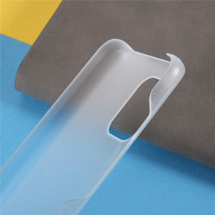 Rubberized Smooth Surface Plastic Hard Cover for Asus Zenfone 8 Mini PC Back Case - Transparent