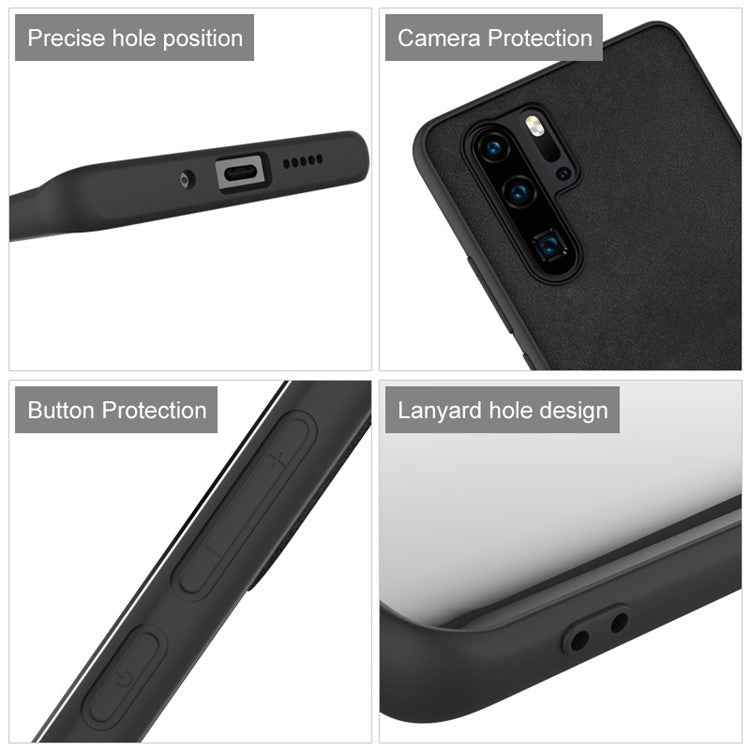 IMAK LX-5 Series PU Leather + PC + TPU Phone Cover Case with Screen Film for Asus ROG Phone 5 - Cross Texture