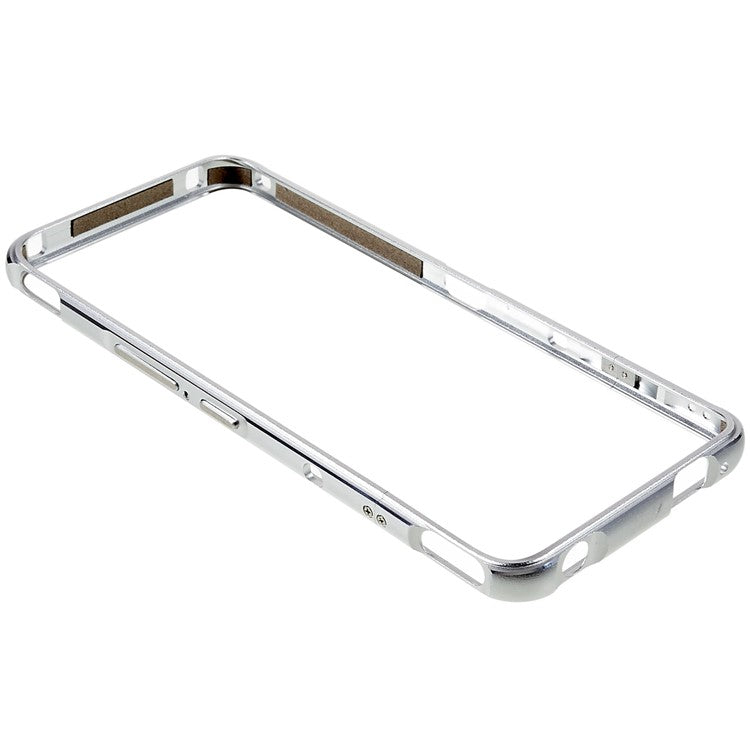 For Asus ROG Phone 6 5G / Phone 6 Pro 5G Shockproof Metal Bumper Frame Anti-wear Raised Edge Protection with Camera Lens Cover - Silver