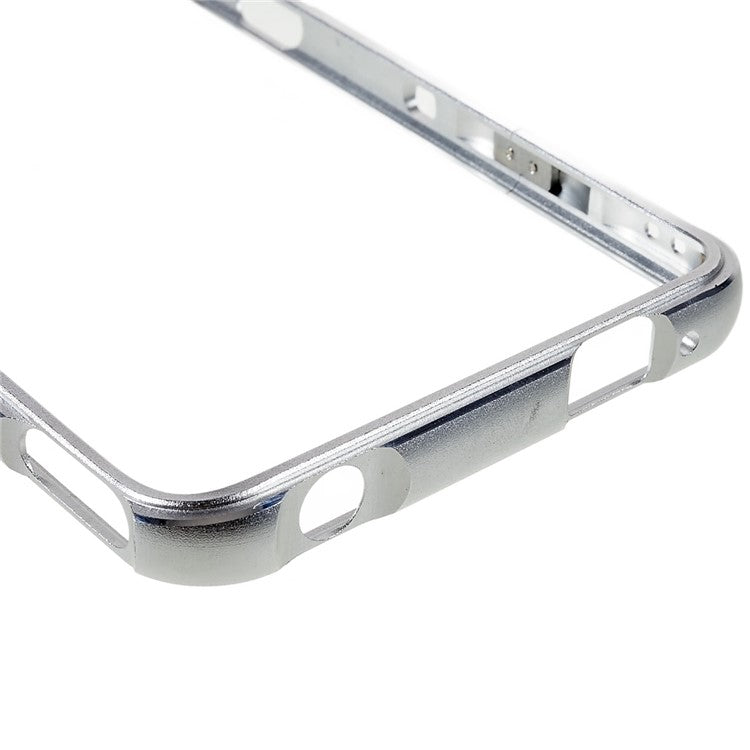 For Asus ROG Phone 6 5G / Phone 6 Pro 5G Shockproof Metal Bumper Frame Anti-wear Raised Edge Protection with Camera Lens Cover - Silver
