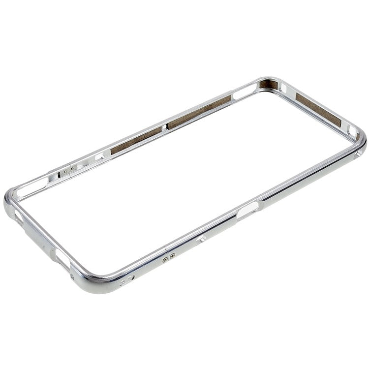 For Asus ROG Phone 6 5G / Phone 6 Pro 5G Shockproof Metal Bumper Frame Anti-wear Raised Edge Protection with Camera Lens Cover - Silver