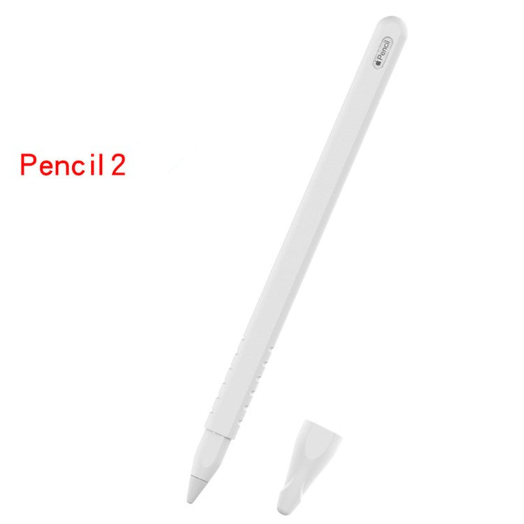 Soft Silicone Stylus Gloves for Apple Pencil (2nd generation) - White
