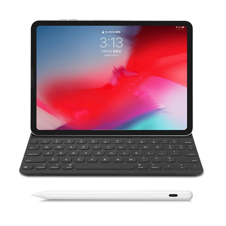 WIWU Pencil Pro for iPad Tablet Capacitive Stylus with 4-LED Battery Indicator Support Palm Rejection/Tilt Pencil