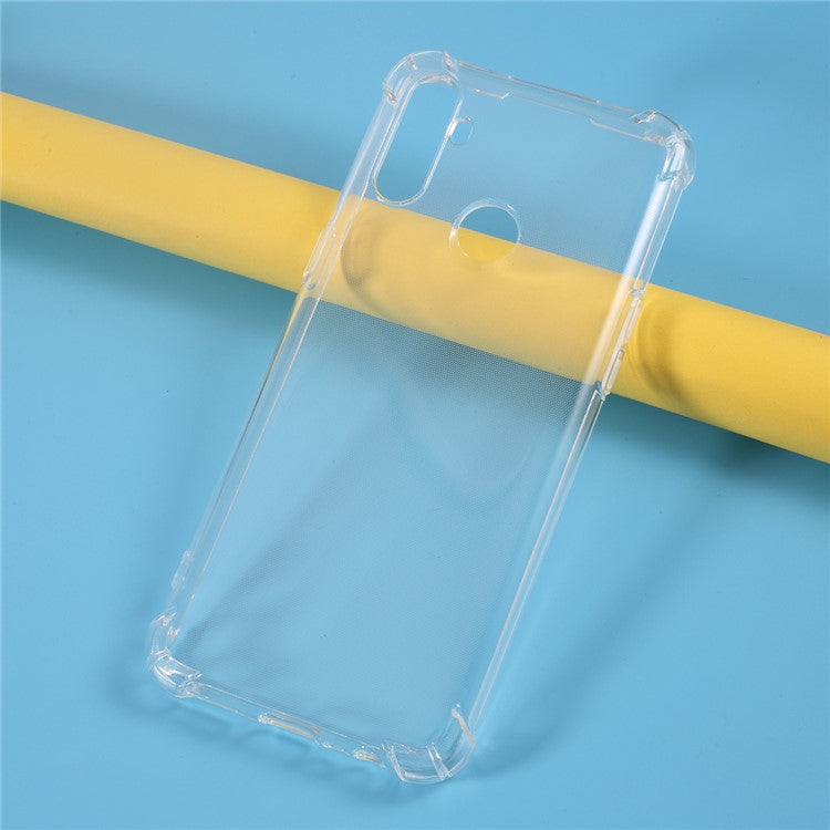 Drop Resistant Clear TPU Shell Case for Realme C3 (3 cameras)