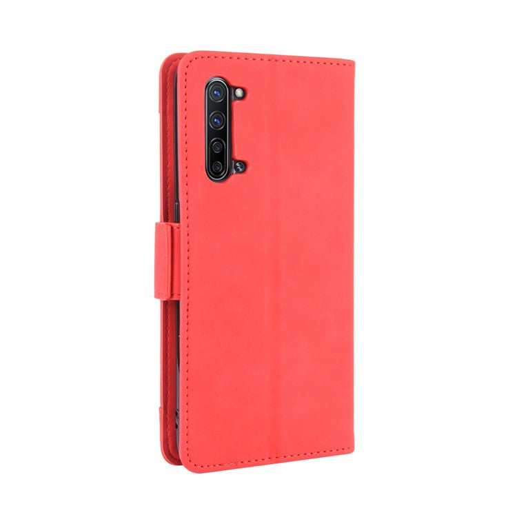 Wallet Leather Phone Case with Multiple Card Slots for Oppo Find X2 Lite/Reno3 5G - Red