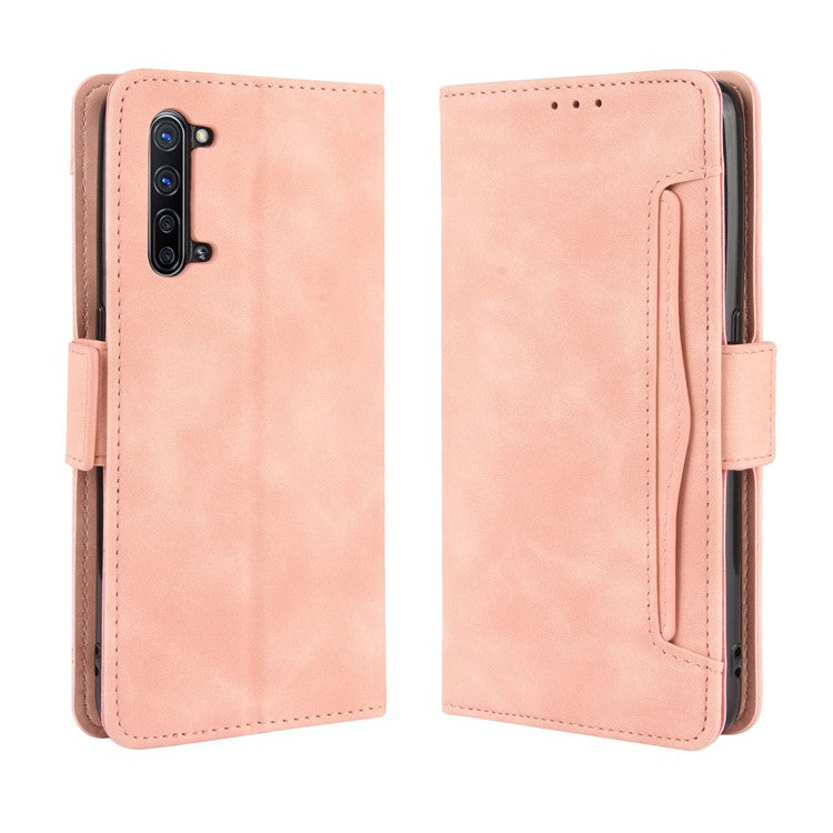 Wallet Leather Phone Case with Multiple Card Slots for Oppo Find X2 Lite/Reno3 5G - Rose Gold