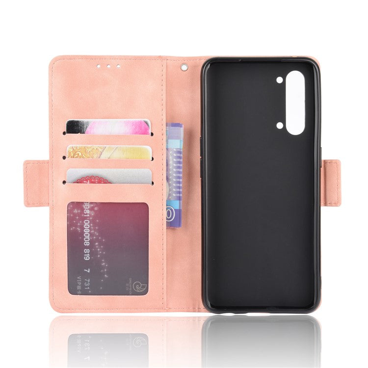 Wallet Leather Phone Case with Multiple Card Slots for Oppo Find X2 Lite/Reno3 5G - Rose Gold