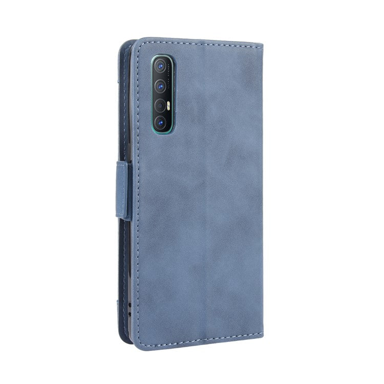 Wallet Leather Phone Case with Multiple Card Slots for OPPO Find X2 Neo / Reno3 Pro 5G (Chinese Edition) / Reno3 Pro (European Edition) - Blue