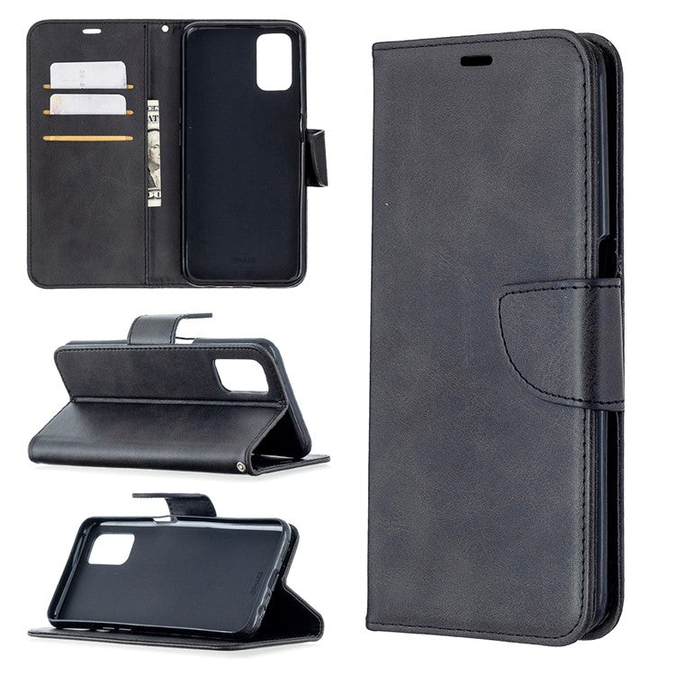 Leather Stand Case with Card Slots for OPPO A72/A52/A92 - Black
