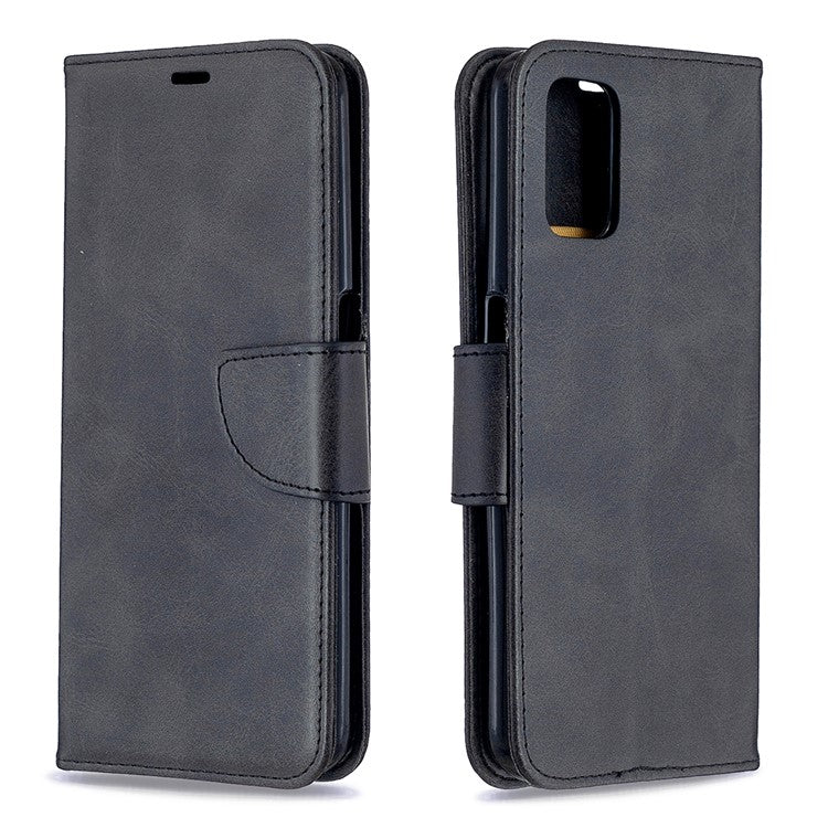 Leather Stand Case with Card Slots for OPPO A72/A52/A92 - Black
