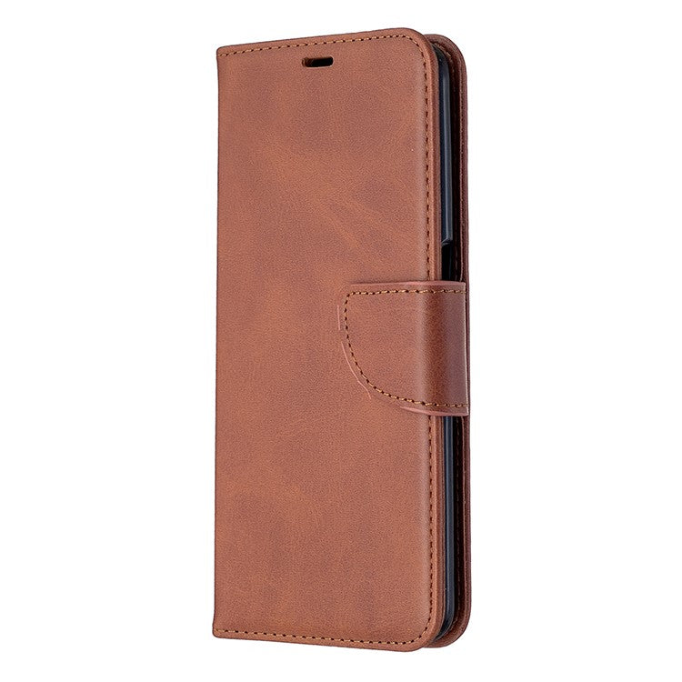 Leather Stand Case with Card Slots for OPPO A72/A52/A92 - Coffee