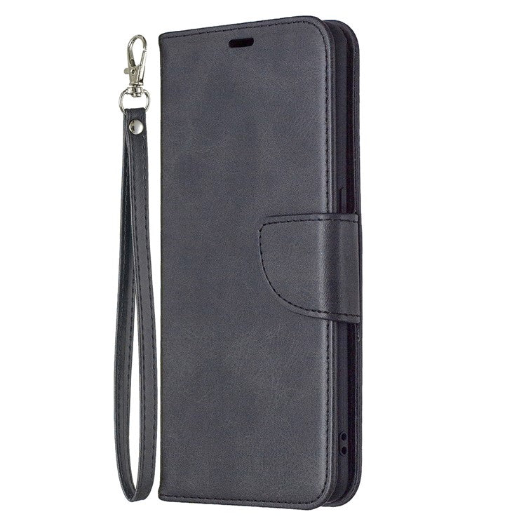 PU Leather Wallet Stand Phone Case for Oppo Find X2 Lite - Black