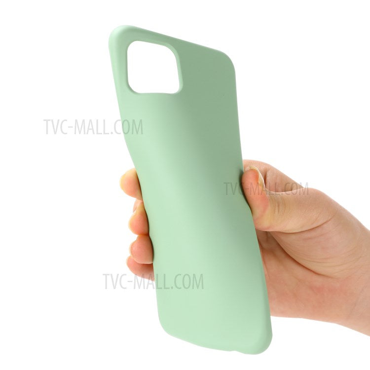Liquid Silicone Cell Phone Cover with Strap for OPPO A92s - Green