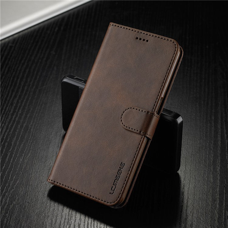 LC.IMEEKE for Oppo A74 5G/A93 5G/A54 5G Practical Wallet Stand Design Leather Mobile Phone Case - Brown