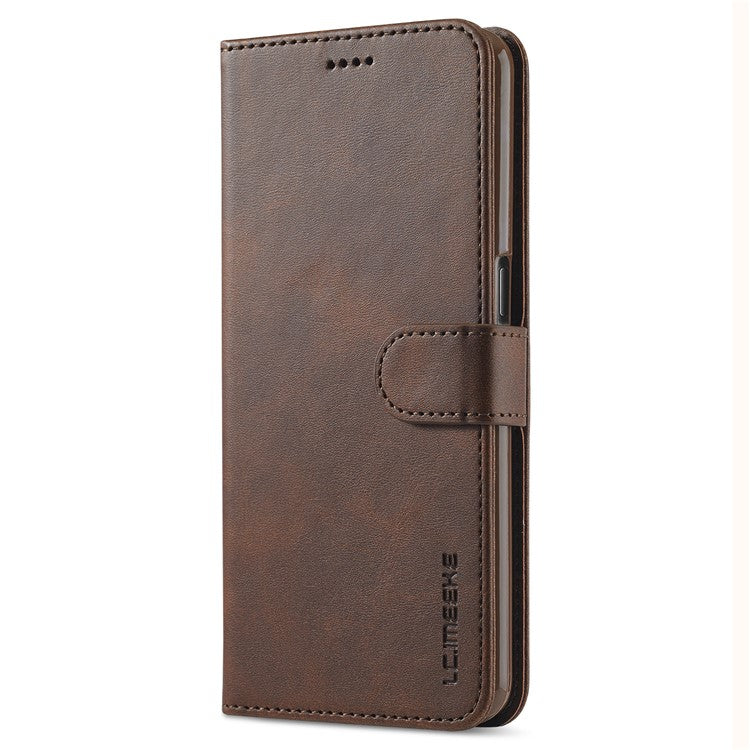 LC.IMEEKE for Oppo A74 5G/A93 5G/A54 5G Practical Wallet Stand Design Leather Mobile Phone Case - Brown