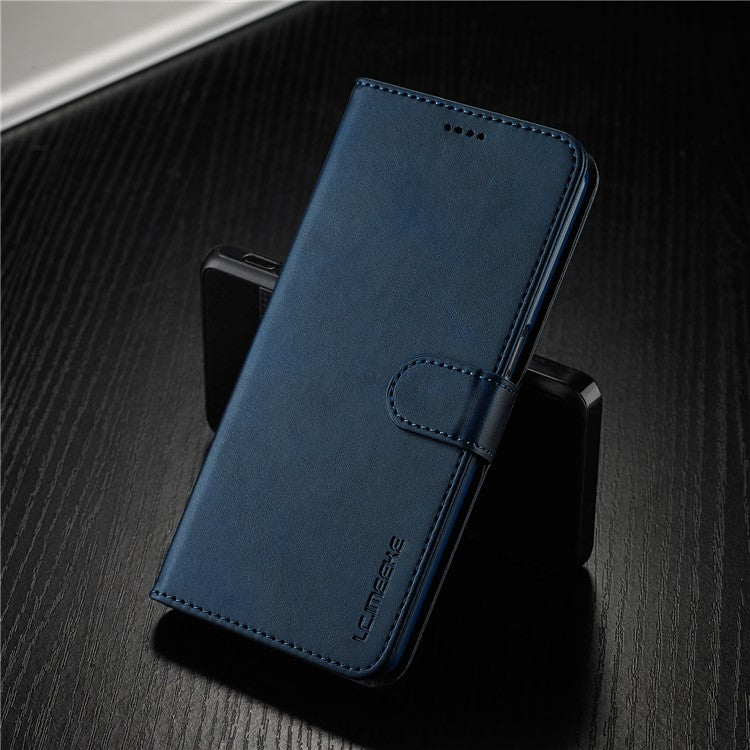 LC.IMEEKE for Oppo A74 5G/A93 5G/A54 5G Practical Wallet Stand Design Leather Mobile Phone Case - Blue