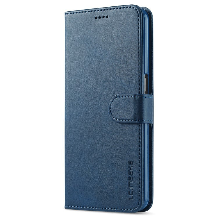 LC.IMEEKE for Oppo A74 5G/A93 5G/A54 5G Practical Wallet Stand Design Leather Mobile Phone Case - Blue