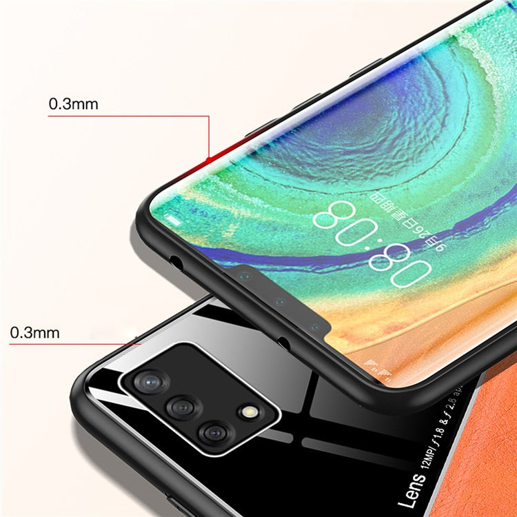 Precise Cut-Out Leather Coated Hybrid Case with Metal Sheet Inside for Oppo A74 4G - Blue