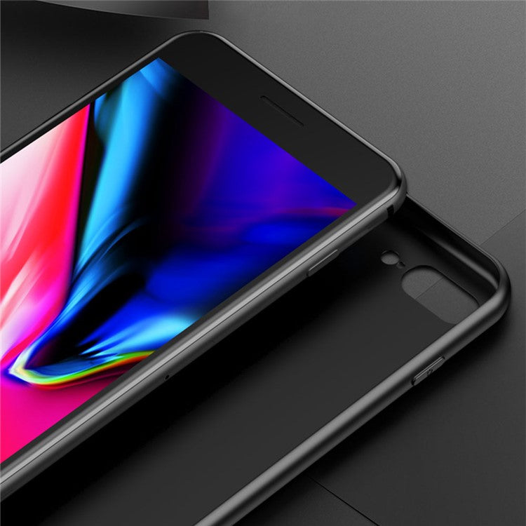 Color Gradient Design Anti-Scratch Tempered Glass Well-Protected Cell Phone Back Case for vivo V21 5G - Purple/Green