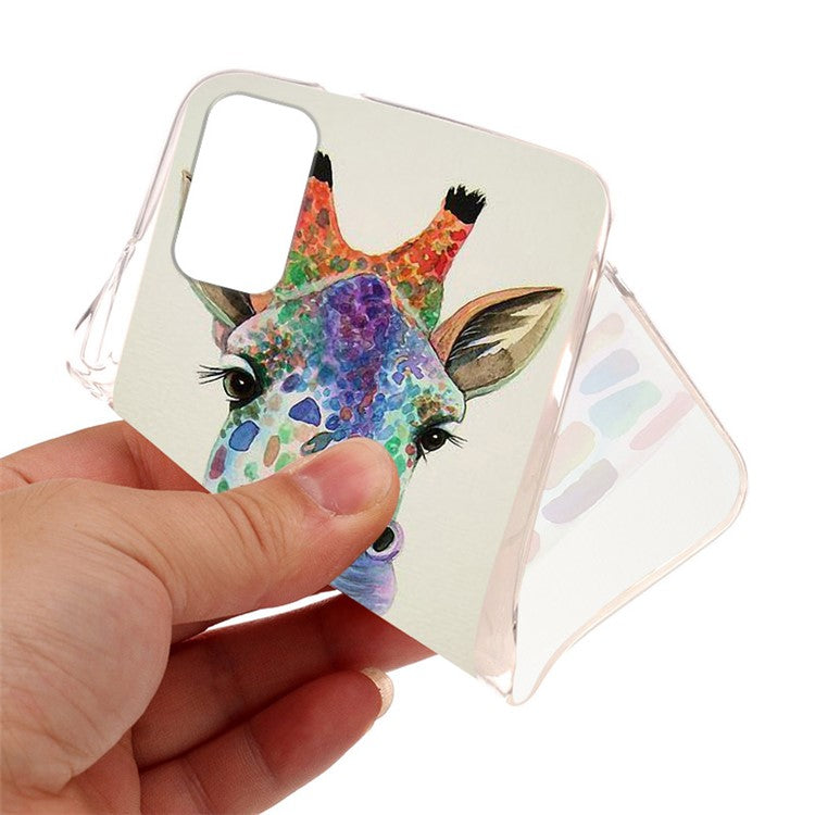 Full Protection Pattern Printing Flexible TPU Phone Cover Case for Oppo A74 5G - Little Daisies